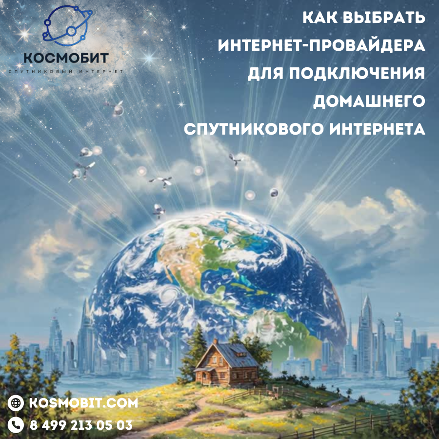Как выбрать интернет-провайдера для подключения домашнего спутникового интернета