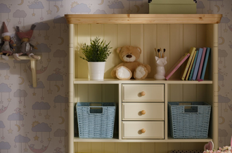 Шкаф Айно книжный №7 из массива сосны 105 х 36 Х 163 см