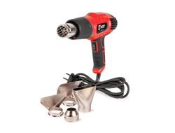 Фен технический ТТ-2000-1 серия ПРОФИ с комплектом из 4 насадок (редукционная, рефлекторная, широкая щелевая, стеклозащитная)