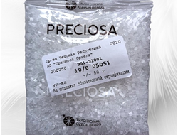 Бисер чешский preciosa рубка 10/0, сатиновая прозрачная (05051), 50 грамм
