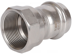 Переходник ROMMER ВПр-ВР, 42х11/2 из нержавеющей стали прессовой