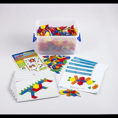 Мозаика "Геометрические фигуры". Набор для класса