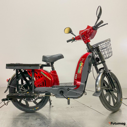 Электромопед GreenCamel Тайфун 17 (48V 12Ah 350W) быстросъем Красный