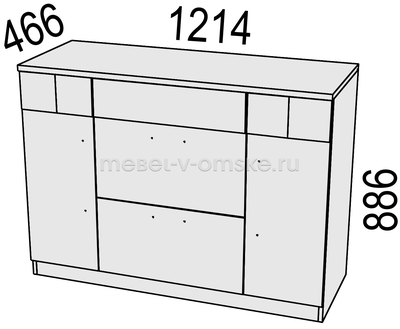 Комод Роксана