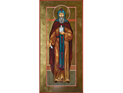 Даниил Московский, святой благоверный князь. Рукописная мерная икона.