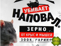 НАПОВАЛ (ЗЕРНО ОТ КРЫС И МЫШЕЙ) 200 Г