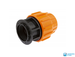 Муфта перех ПЭ с вн резьбой 51х1 1 1/2'' для дренажного шланга ''На Берлин'' ДЖИЛЕКС