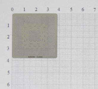 Трафарет BGA для реболлинга чипов NV 4200GO/GO4200 0,6 мм