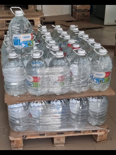 ВОДА ПРИРОДНАЯ ПИТЬЕВАЯ "ИССОН", НЕГАЗИРОВАННАЯ, ПЭТ, 5 литров (модификация 5)