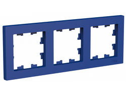 Рамка 3-поста, аквамарин, серия AtlasDesign