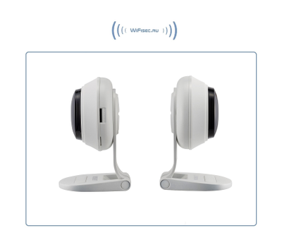 Wisenet SmartCam SNH-C6417BN - Wi-Fi видеоняня/охранная видеокамера с DVR, Full HD