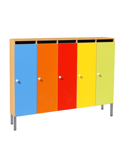 ШКАФ ДЕТСКИЙ ШНМ-5 (ЛДСП) НА МЕТАЛЛИЧЕСКИХ НОЖКАХ