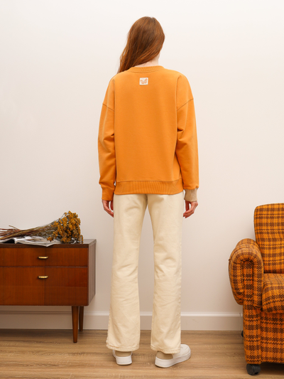 ЖЕНСКИЙ СВИТШОТ "РЫЖАЯ ПАСТЕЛЬ"