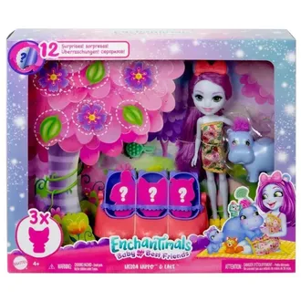 Набор игровой Enchantimals Лучшие друзья Бегемот Хедда Хиппо и Лэйк HNW97