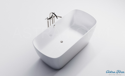 Astra-Form ванна Антарес Solid Surface 160/75 см белая матовая