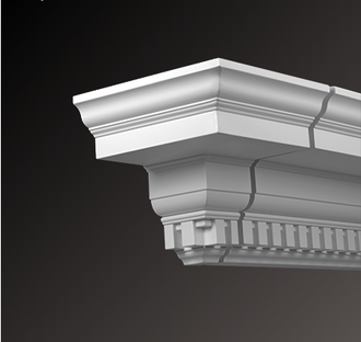 Карниз 4.01.302 сборный - 297*306*2000мм