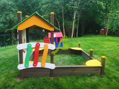 Детская песочница IgraGrad с крышей (мод.2)