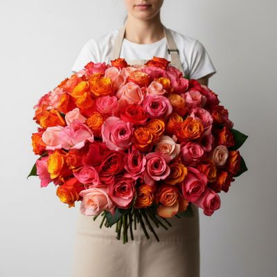 Букет моно цветов № 330