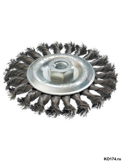 Щетка дисковая крученая для УШМ 125мм М14