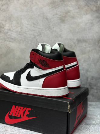 Nike Air Jordan 1 Retro High Red&White с мехом