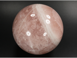 Шар Розовый кварц, Мадагаскар (67 мм, 418 г) №35383