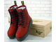 Dr. Martens Jodan красные (с мехом)