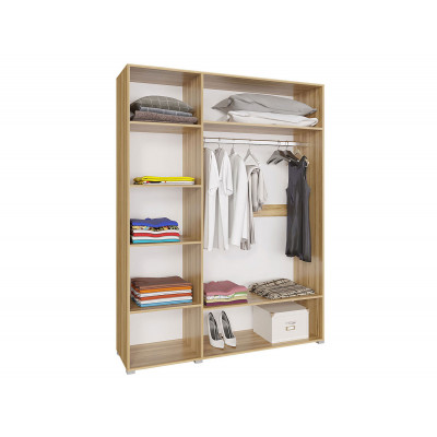 Ненси шкаф 3-х створчатый Венге/Белый глянец