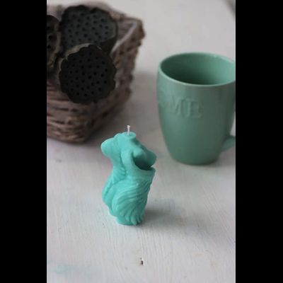 Свеча "Эльза" Бирюза