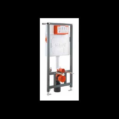 Комплект: подвесной безободковый унитаз VitrA Metropole Rim-Ex, с тонким сиденьем с микролифтом, инсталяцией и панелью управления, 9820B003-7201