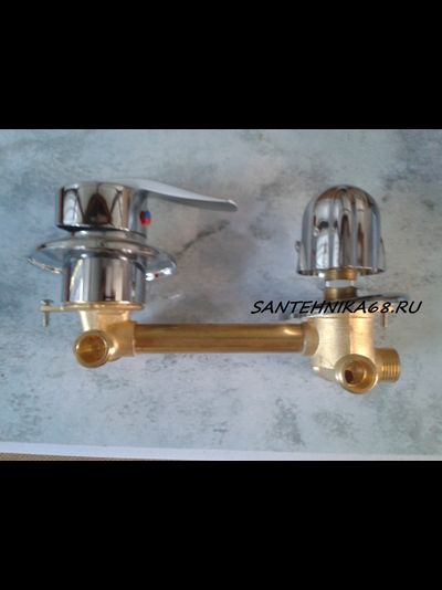 Смеситель для душевой кабины на 3 положения G3-10 G3-12 G3-14 см под резьбу