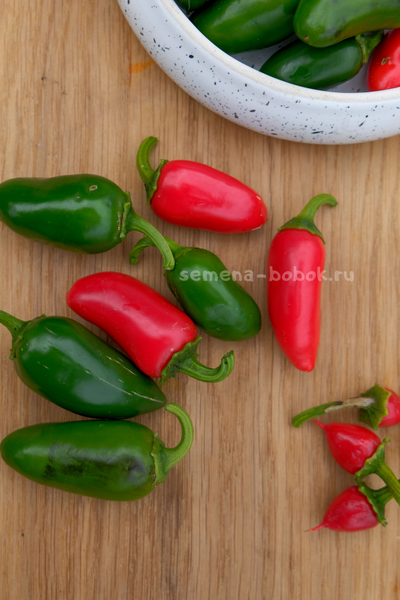 Перец острый Biker Billy Jalapeno (Байкер Билли Халапеньо), 10 шт