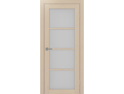Межкомнатная дверь "Турин-540" дуб беленый (стекло сатинато)