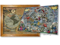 Старинные карты мира и созвездий