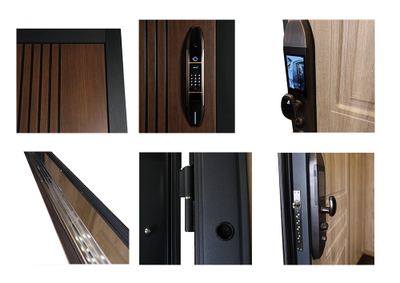 Стальная дверь   Фиджи. Заказная модель.