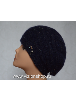 Итальянский головной убор вязаный для женщин 30 - 40 - 50 лет и старше фото женских шапок и беретов