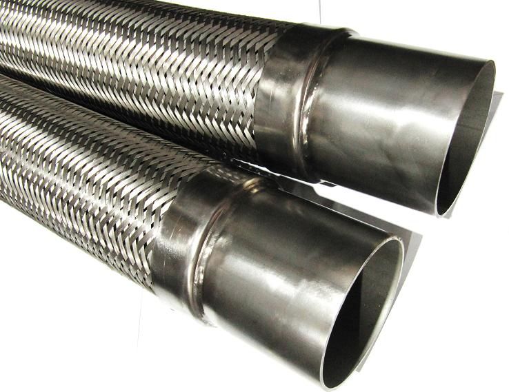 МРВД Металлорукав высокого давления из нержавеющей стали с патрубками под приварку