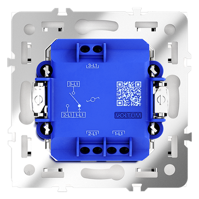 VLS010302 Выключатель проходной одноклавишный, белый матовый-3