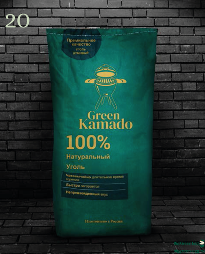 УГОЛЬ ДРЕВЕСНЫЙ ОРГАНИЧЕСКИЙ КРУПНОКУСКОВОЙ, ПАКЕТ 9КГ