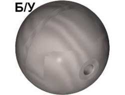 ! Б/У - Ball, Bionicle Zamor Sphere, Flat Silver (54821 / 4609596 / 4655097) - Б/У