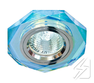Светильник JCDR G5.3 стекло 8020 многогранник мульти-7