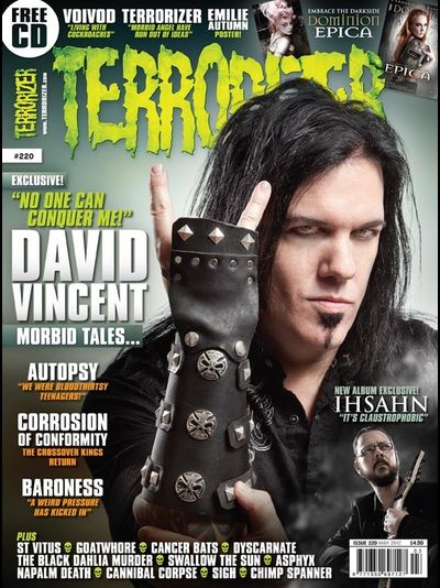 TERRORIZER Magazine March 2012 David Vincent, Ihsahn Cover Иностранные музыкальные журналы в Москве