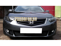 Защита радиатора Honda Accord VIII 2008-2011 black