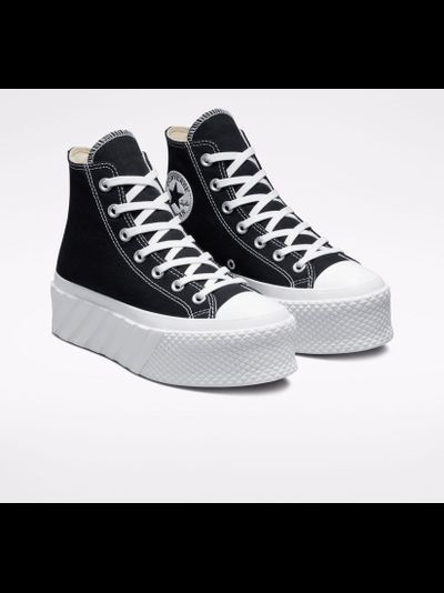 Кеды Converse Chuck Taylor All Star Lift 2X Platform черные высокие на платформе