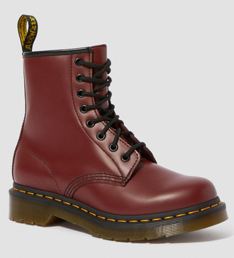 Dr. Martens 1460 Smooth Cherry red с мехом