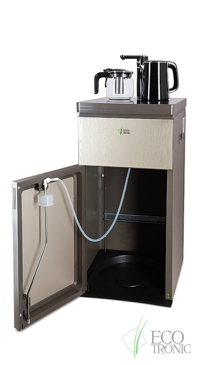 Кулер с чайным столиком Тиабар Ecotronic TB7-LE gold