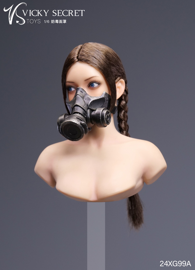 Женский респиратор (газовая маска) - 1/6 Gas Mask (24XG99A) - VSTOYS