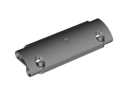 Technic, Panel Curved 11 x 3 with 2 Pin Holes through Panel Surface, Dark Bluish Gray (62531 / 6211633 / 6361938)