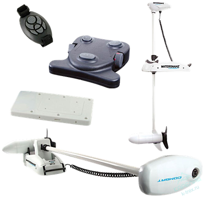 Подвесной электрический мотор якорь WaterSnake Combat CRC 54/48 12V