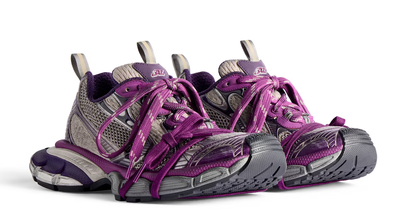 Balenciaga 3XL Trainers Purple Metallic Black