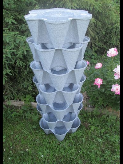 Вертикальная грядка &quot;Лея&quot; (имитация камня гранит)